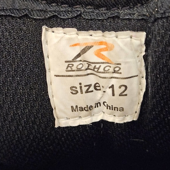 Men's 10" Work/Hiking/Motor Cycle Boots by Rothco Size 12 - Picture 2 of 11